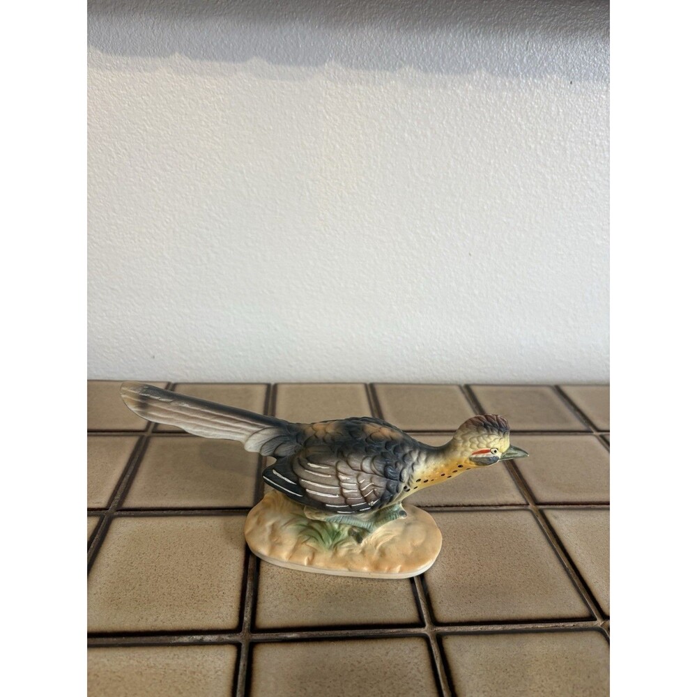 Kelvin Hand Painted Ceramic Bird Figurine Multicolor Small 6in L x 3in H